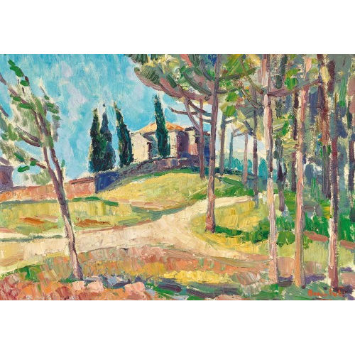 LUIGI BRAMBATI : Paesaggio (DOBIASCHOFSKY AUKTIONEN AG)