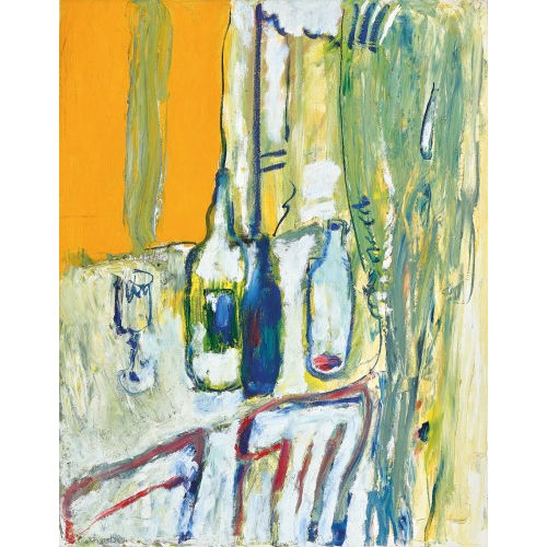 JEAN-LOUIS PIGUET : Nature morte aux bouteilles (DOBIASCHOFSKY AUKTIONEN AG)