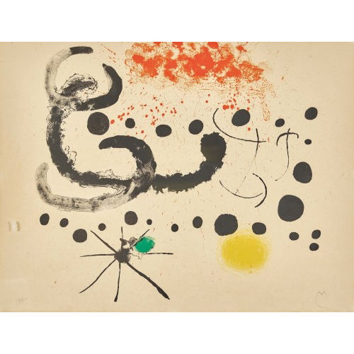 JOAN MIR� : 'Album 19, planche 12.' (DOBIASCHOFSKY AUKTIONEN AG)