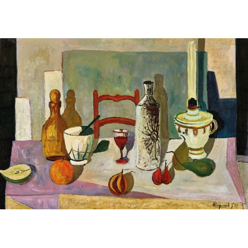 GEORGES BORGEAUD : 'Nature Morte � La Lampe' (DOBIASCHOFSKY AUKTIONEN AG)