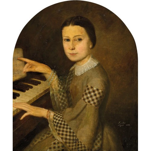 JOSEPH SINT�S : Junge Frau am Klavier (DOBIASCHOFSKY AUKTIONEN AG)