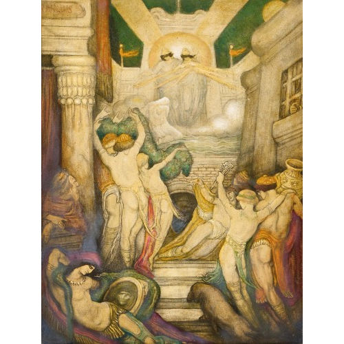 L�ONHARD SARLUIS : Mythologische Szene (DOBIASCHOFSKY AUKTIONEN AG)