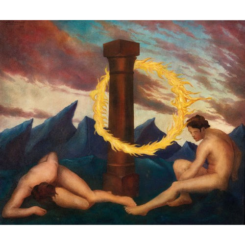MARC EEMANS : 'La couronne de feu / De vuurkrans' (DOBIASCHOFSKY AUKTIONEN AG)