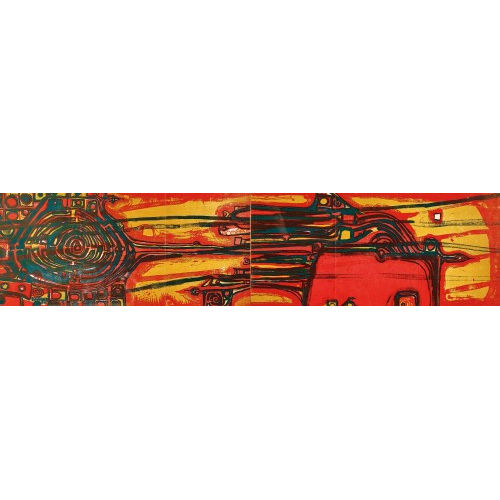 FRIEDENSREICH HUNDERTWASSER : 'Die Flucht des Dala�-Lama' (DOBIASCHOFSKY AUKTIONEN AG)