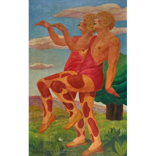 ALEX LEVRAT : Szene aus dem Ballett 'L'Apr�s-midi d'un faune' von Vaslav Nijinsky (DOBIASCHOFSKY AUKTIONEN AG)