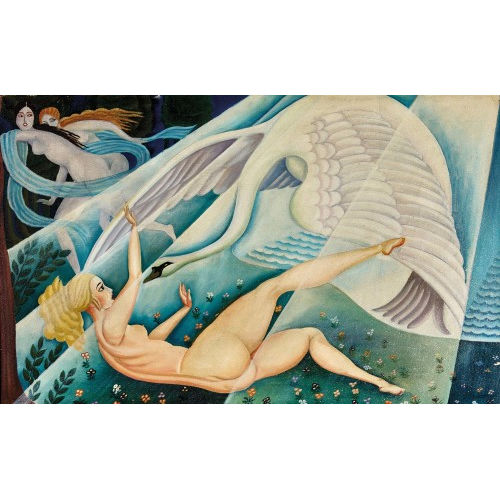 R. LORMANT : Leda und der Schwan (DOBIASCHOFSKY AUKTIONEN AG)