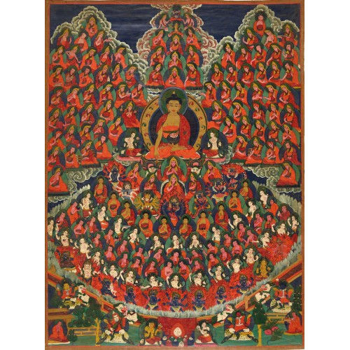 THANGKA : Tibet, 20. Jh (DOBIASCHOFSKY AUKTIONEN AG)