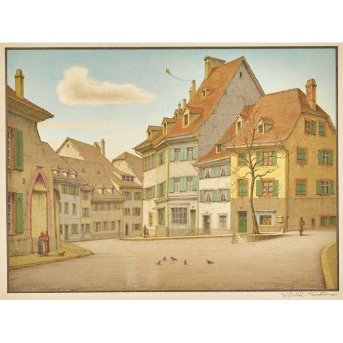 NIKLAUS STOECKLIN : Lindenberg in Basel (DOBIASCHOFSKY AUKTIONEN AG)