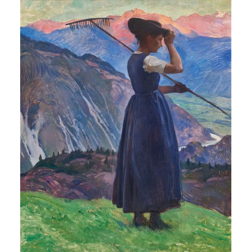 CHARLES GIRON : 'Paysage Valaisan' (DOBIASCHOFSKY AUKTIONEN AG)