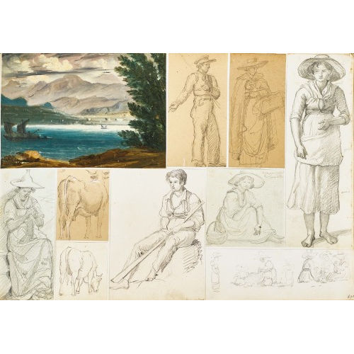 CHARLES-JOSEPH AURIOL : Skizzenalbum (DOBIASCHOFSKY AUKTIONEN AG)