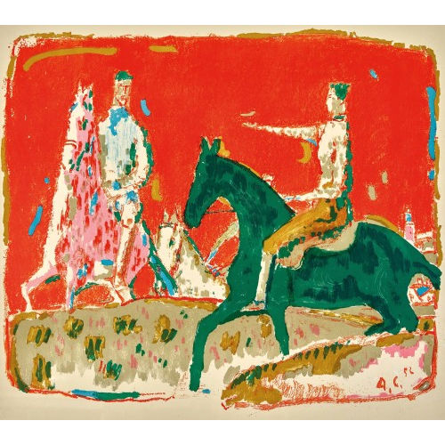 ALOIS CARIGIET : 'Reiter auf Sylt' (DOBIASCHOFSKY AUKTIONEN AG)