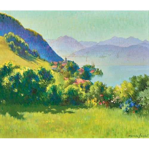 MARCUS JACOBI : Sommer am Thunersee (DOBIASCHOFSKY AUKTIONEN AG)
