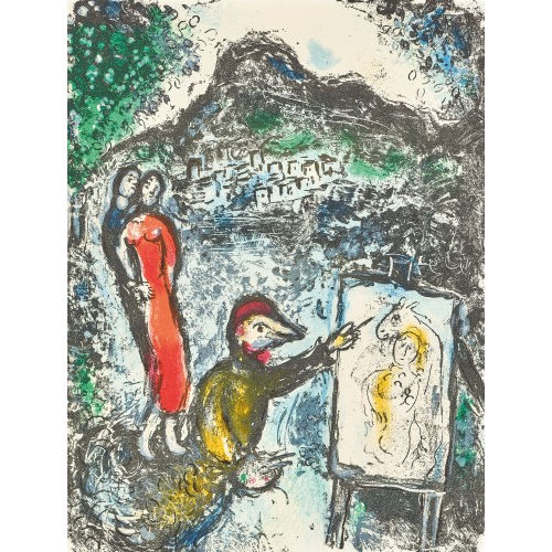 MARC CHAGALL : 'Devant St-Jeannet' (DOBIASCHOFSKY AUKTIONEN AG)