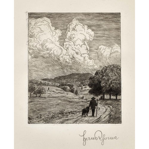 HANS THOMA : 'Wetterwolken (Oberursel)' (DOBIASCHOFSKY AUKTIONEN AG)