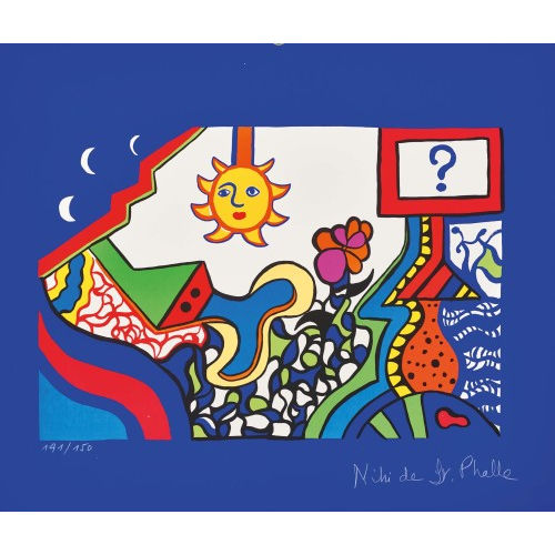 NIKI DE SAINT PHALLE : Jahreskalender 1990 (DOBIASCHOFSKY AUKTIONEN AG)