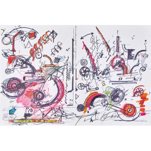 JEAN TINGUELY : Maschinenr�der (DOBIASCHOFSKY AUKTIONEN AG)