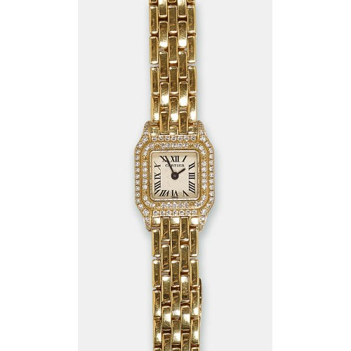 DAMENARMBANDUHR : Cartier, Panth�re, Ende 1990er Jahre (DOBIASCHOFSKY AUKTIONEN AG)