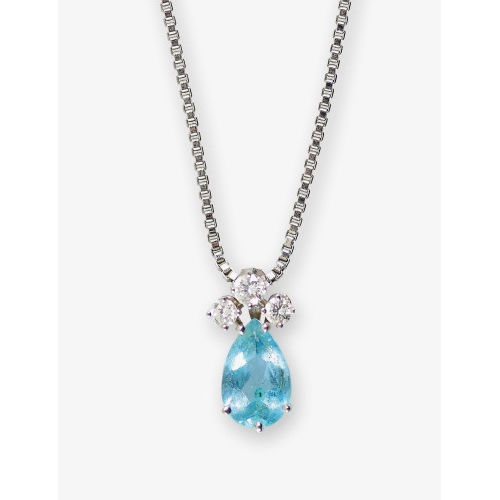 AQUAMARIN-ANH�NGER MIT KETTE : (DOBIASCHOFSKY AUKTIONEN AG)