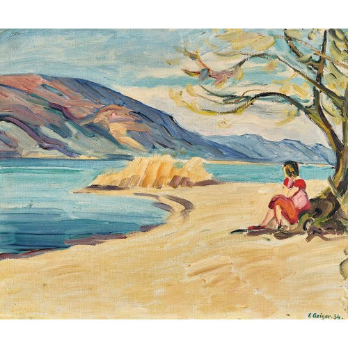 ERNST SAMUEL GEIGER : Am Bielersee (DOBIASCHOFSKY AUKTIONEN AG)