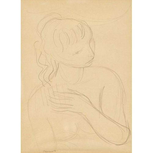 MAURICE BARRAUD : Jeune femme (DOBIASCHOFSKY AUKTIONEN AG)