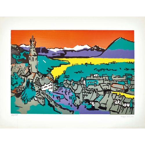 20. JH. SCHWEIZ : 'Original-Grafikmappe Thun 1964' (DOBIASCHOFSKY AUKTIONEN AG)