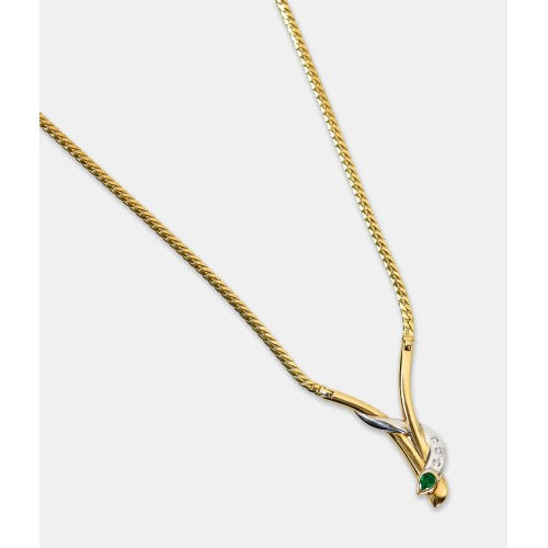TURMALIN-BRILLANT-COLLIER : (DOBIASCHOFSKY AUKTIONEN AG)