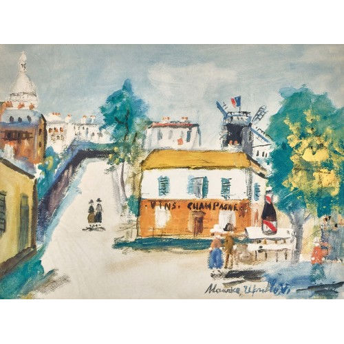 MAURICE UTRILLO : 'Le Maquis de Montmartre' (DOBIASCHOFSKY AUKTIONEN AG)