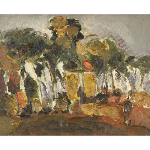 20. JH. ITALIEN : 'Paesaggio' (DOBIASCHOFSKY AUKTIONEN AG)