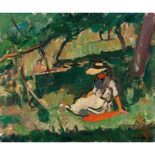 PAUL BASILIUS BARTH : 'Figur im Garten II' (DOBIASCHOFSKY AUKTIONEN AG)