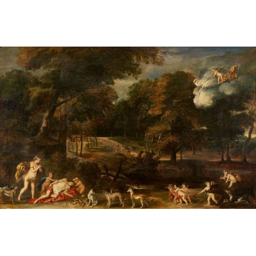 MITTE 17. JH. S�DLICHE NIEDERLANDE : Diana und Endymion (DOBIASCHOFSKY AUKTIONEN AG)