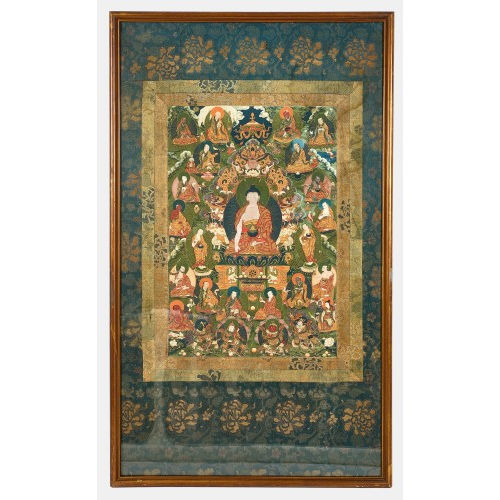 THANGKA : Tibet, 18./19. Jh (DOBIASCHOFSKY AUKTIONEN AG)