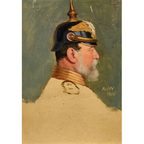 ANTON ALEXANDER VON WERNER : Portrt des Kapellmeisters Rossberg (DOBIASCHOFSKY AUKTIONEN AG)