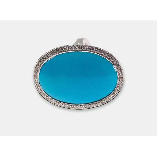 T�RKIS-DIAMANT-RING : (DOBIASCHOFSKY AUKTIONEN AG)