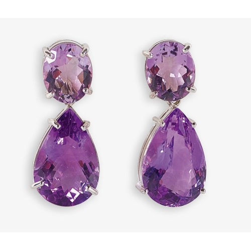 AMETHYST-OHRH�NGER : (DOBIASCHOFSKY AUKTIONEN AG)