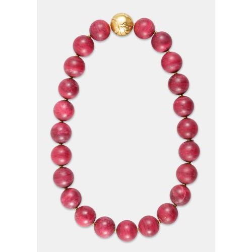 JASPIS-DIAMANT-COLLIER : (DOBIASCHOFSKY AUKTIONEN AG)