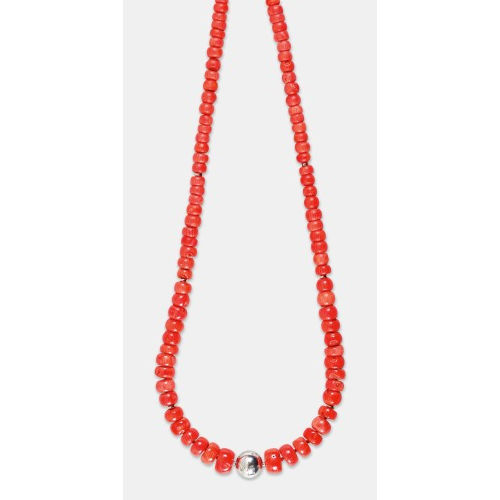 KORALLEN-DIAMANT-COLLIER : (DOBIASCHOFSKY AUKTIONEN AG)