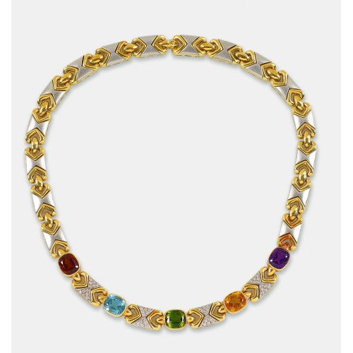 EDELSTEIN-COLLIER : (DOBIASCHOFSKY AUKTIONEN AG)