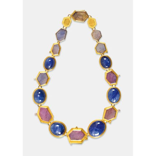 SAPHIR-DIAMANT-COLLIER : Othmar Zschaler, Bern (DOBIASCHOFSKY AUKTIONEN AG)