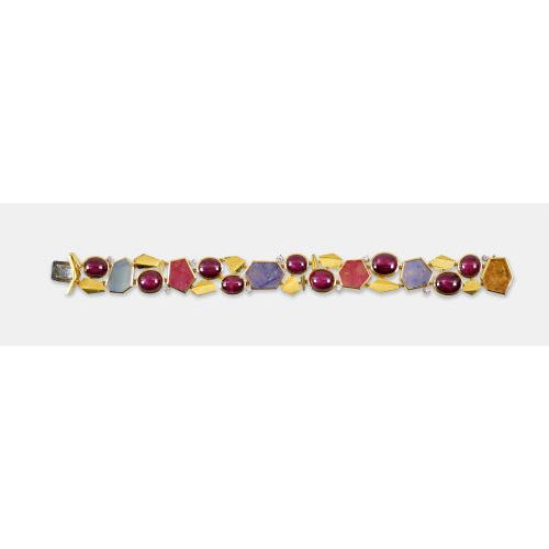 EDELSTEIN-BRACELET : Othmar Zschaler, Bern (DOBIASCHOFSKY AUKTIONEN AG)