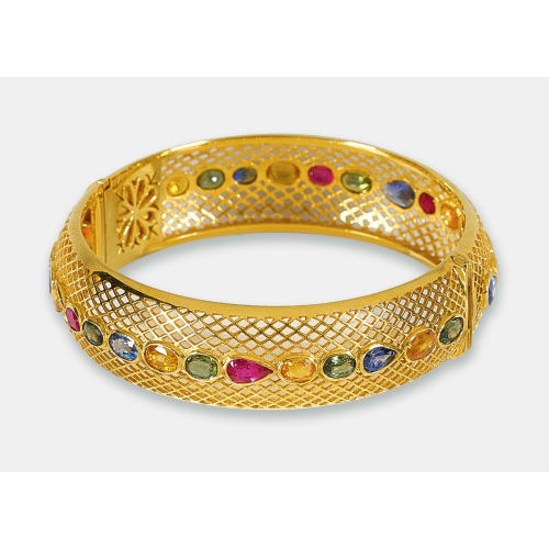 EDELSTEIN-BRACELET : (DOBIASCHOFSKY AUKTIONEN AG)