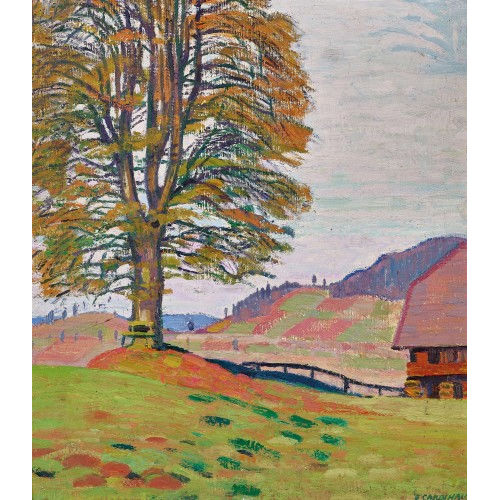 EMIL CARDINAUX : Herbstliche Landschaft (DOBIASCHOFSKY AUKTIONEN AG)