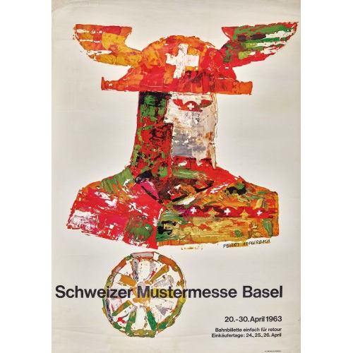 FREDI AFFLERBACH : 'Schweizer Mustermesse Basel 1963' (DOBIASCHOFSKY AUKTIONEN AG)
