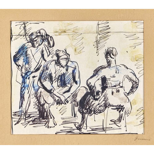 WILHELM GIMMI : Trois figures (DOBIASCHOFSKY AUKTIONEN AG)