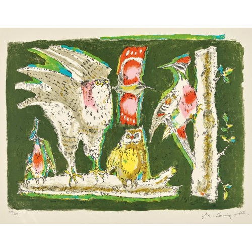ALOIS CARIGIET : 'Voliere' (DOBIASCHOFSKY AUKTIONEN AG)