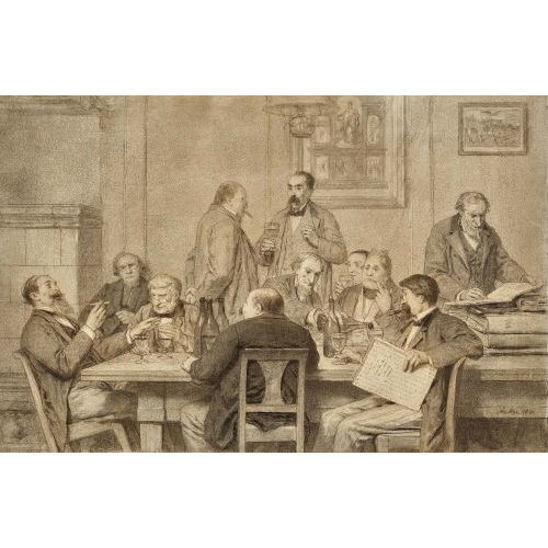 ALBERT ANKER : 'Ancien conseil d'administration de la Caisse d'Epargne Cerlier' (DOBIASCHOFSKY AUKTIONEN AG)