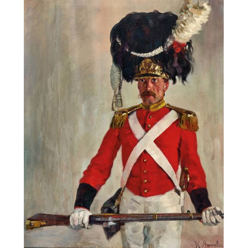 KARL ANNELER : Portr�t eines Herrgottsgrenadiers (DOBIASCHOFSKY AUKTIONEN AG)