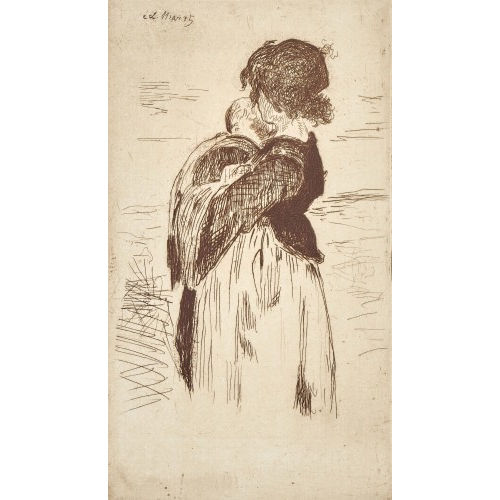 �DOUARD MANET : 'La petite fille' (DOBIASCHOFSKY AUKTIONEN AG)