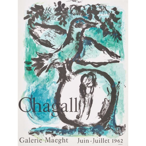 MARC CHAGALL : 'Chagall Galerie Maeght 1962' (DOBIASCHOFSKY AUKTIONEN AG)