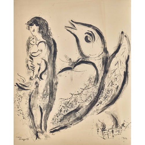 MARC CHAGALL : 'M�re et enfant' (DOBIASCHOFSKY AUKTIONEN AG)
