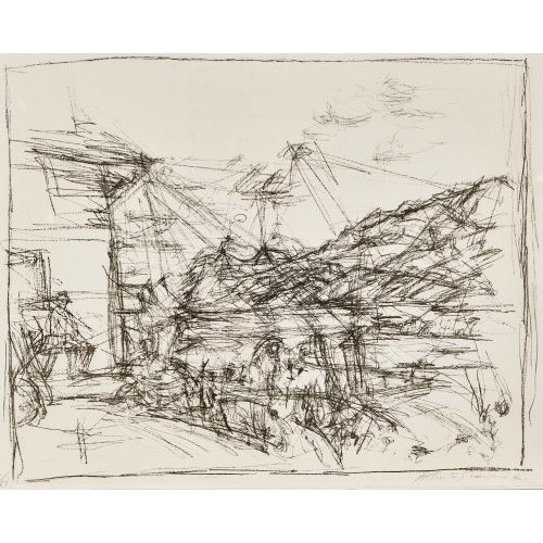ALBERTO GIACOMETTI : 'Le Lac de Sils et le Piz Corvatsch...' (DOBIASCHOFSKY AUKTIONEN AG)